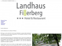 landhaus-fillerberg.de Webseite Vorschau