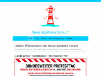 neue-apotheke-borkum.de Webseite Vorschau