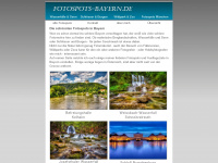 fotospots-bayern.de Webseite Vorschau