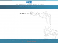 wick-ag.com Webseite Vorschau