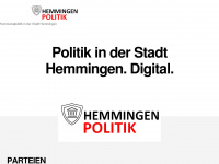 hemmingen-politik.de Webseite Vorschau