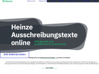 heinze-ausschreibungstexte.de