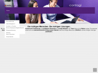 contagi.ch Webseite Vorschau