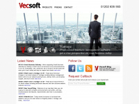 vecsoft.co.uk Webseite Vorschau