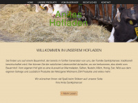 anitas-hofladen.de Webseite Vorschau
