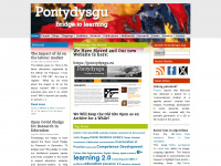 pontydysgu.org Webseite Vorschau