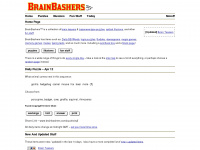 brainbashers.com Webseite Vorschau
