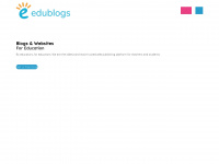 edublogs.org Webseite Vorschau