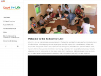 school-for-life.org Webseite Vorschau