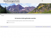 hausfrauengeschwaetz.de Webseite Vorschau