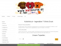 kultshirts.at Webseite Vorschau