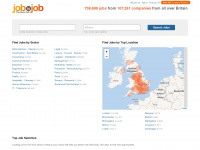 jobisjob.co.uk Webseite Vorschau