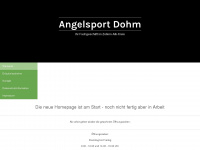 angelsport-dohm.de Webseite Vorschau
