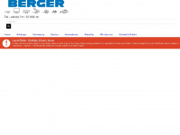 anhaenger-berger.de Webseite Vorschau