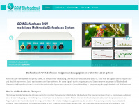 som-biofeedback.com Webseite Vorschau