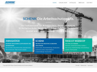 schenk-industriebedarf.de Webseite Vorschau