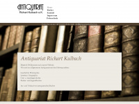 antiquariat-kulbach.de Webseite Vorschau