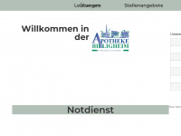 apothekebilligheim.de Webseite Vorschau