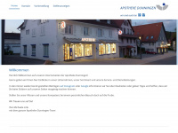 apotheke-dunningen.de Webseite Vorschau