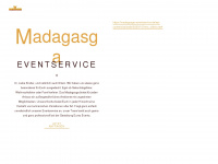 madagasga-eventservice.de Webseite Vorschau