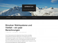 grwatch.ch Webseite Vorschau