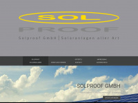 solproof.ch Webseite Vorschau