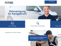 rohrreinigung-koenigsbrunn.de Webseite Vorschau