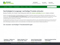 besser-nachhaltig.com Webseite Vorschau