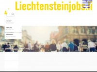 liechtensteinjobs.li Webseite Vorschau
