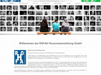 rofah-personalvermittlung.de Webseite Vorschau