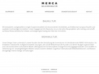 merca-bau.de Webseite Vorschau