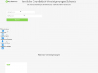 auctionhome.ch Webseite Vorschau