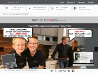 kuechen-company.at Webseite Vorschau