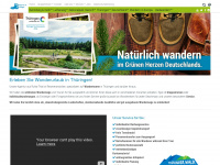 wandern-in-thueringen.info Webseite Vorschau