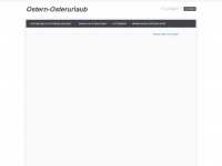 ostern-osterurlaub.de Webseite Vorschau