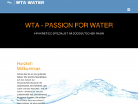 wta-water.de Webseite Vorschau