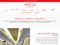 med-on-board.aero Webseite Vorschau