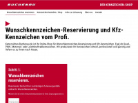 kennzeichen-buchenau.de Webseite Vorschau