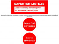 experten-liste.de Webseite Vorschau