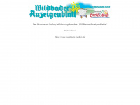 wildbaderanzeigenblatt.de Webseite Vorschau