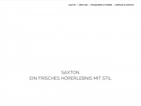 saxton.at Webseite Vorschau
