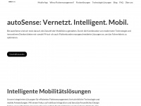 autosense.ch Webseite Vorschau