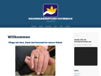 hauskrankenpflegepayerbach.wordpress.com Webseite Vorschau