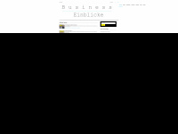 businesseinblicke.de Webseite Vorschau