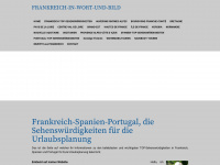 frankreich-in-wort-und-bild.de Webseite Vorschau