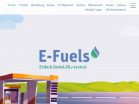 e-fuels.de Webseite Vorschau