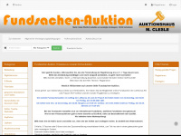 fundsachen-auktion.de Webseite Vorschau