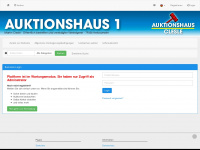 auktionshaus1.de Webseite Vorschau