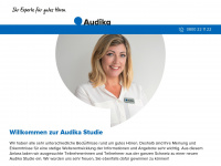 audika-studie.ch Webseite Vorschau