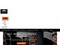 ktm-online-shop.de Webseite Vorschau